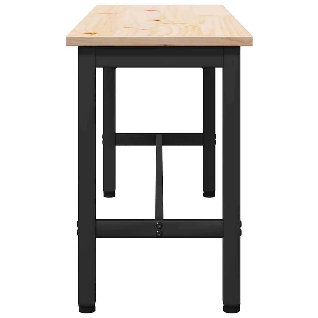 vidaXL Καθίσματα Τραπεζιού 2 pcs Φυσικό 100 x 32,5 x 49 εκ