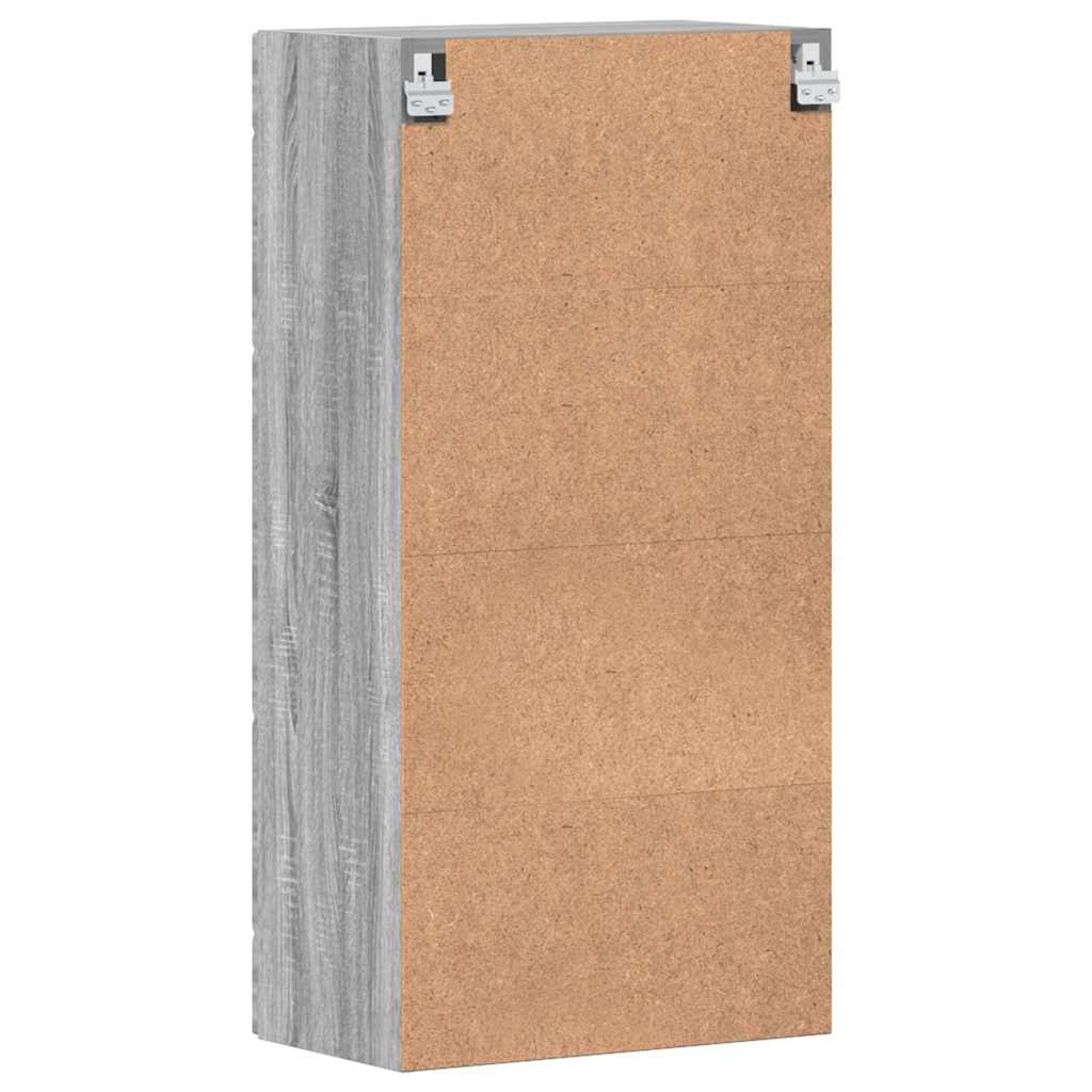 vidaXL Ντουλάπα τοίχου Γκρι sonoma 55 x 29 x 100 εκ Επεξεργασμένο ξύλο