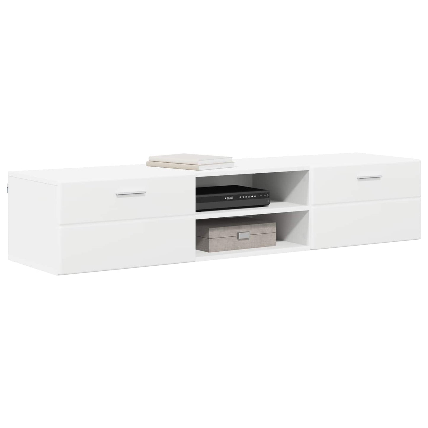 vidaXL Ξύλινο Ντουλάπι Λευκό 150 x 39 x 30 εκ Επεξεργασμένο ξύλο
