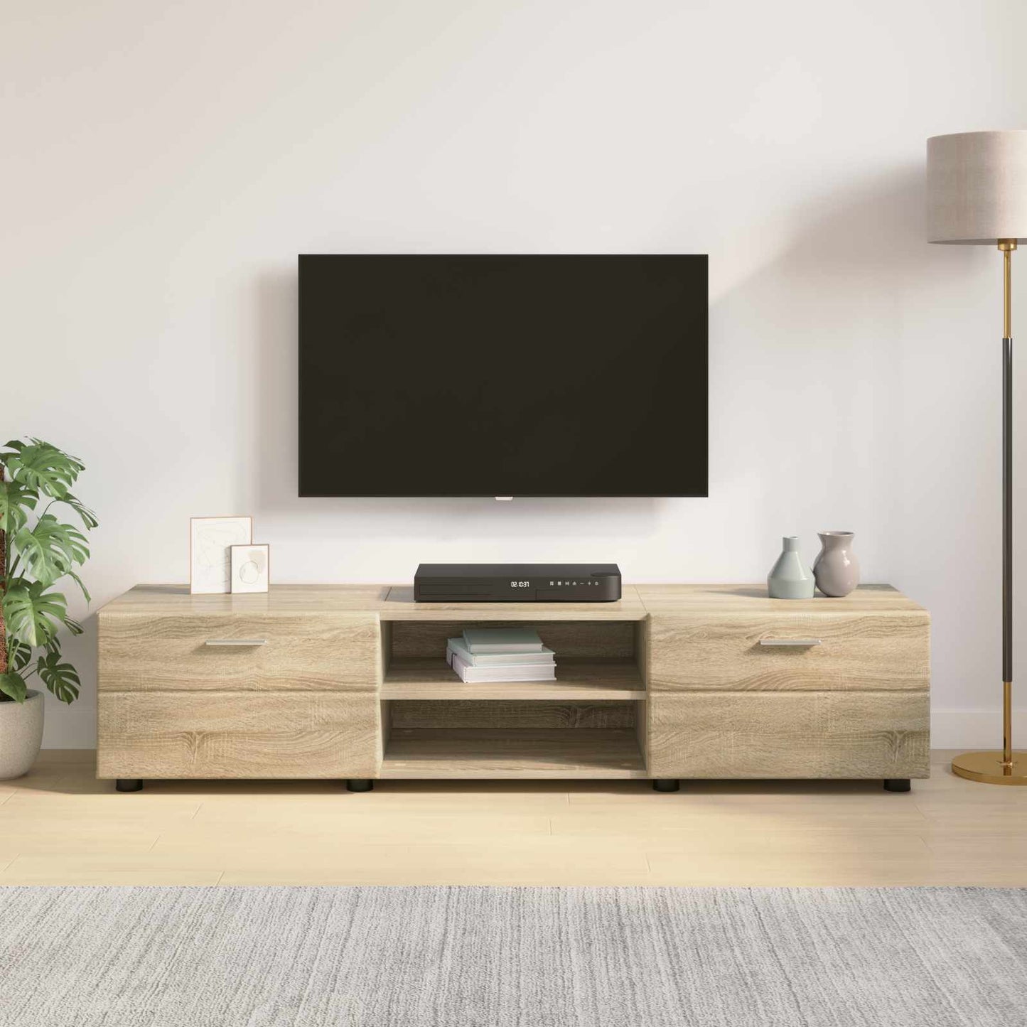 vidaXL Ξύλινο Ντουλάπι Δρύς Sonoma 150 x 39 x 30 εκ Επεξεργασμένο ξύλο