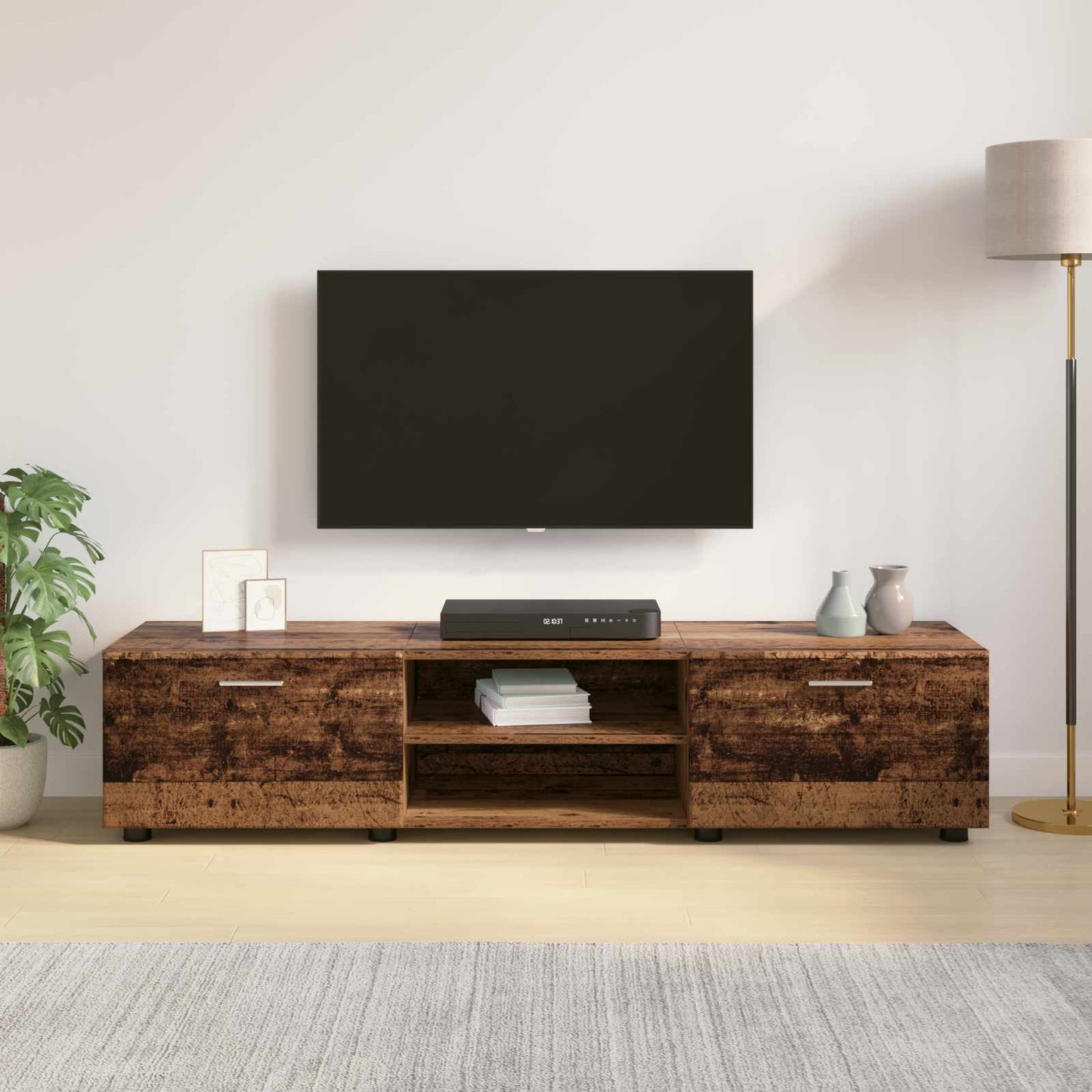 vidaXL Ξύλινο Ντουλάπι Παλιό ξύλο 150 x 39 x 30 εκ Επεξεργασμένο ξύλο