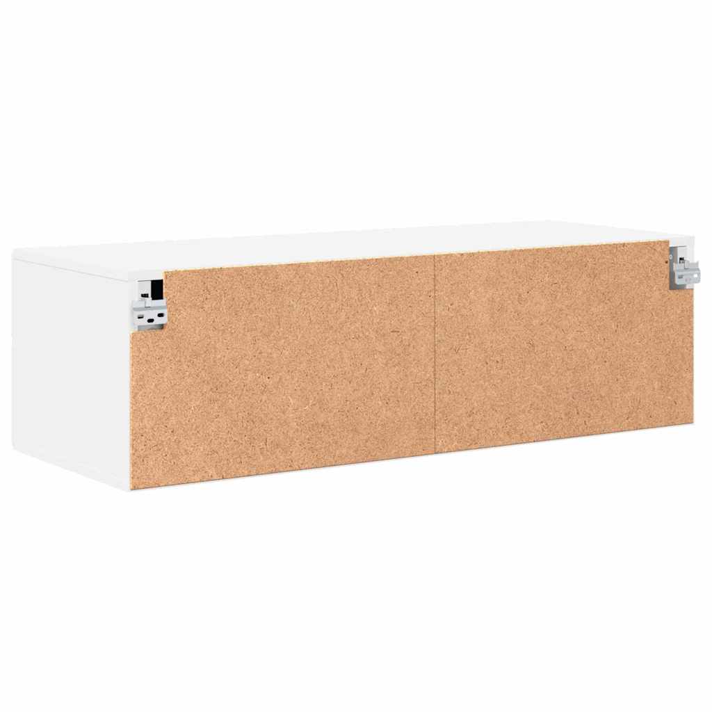 vidaXL Ξύλινο Ντουλάπι Λευκό 100,5 x 39 x 30 εκ Επεξεργασμένο ξύλο