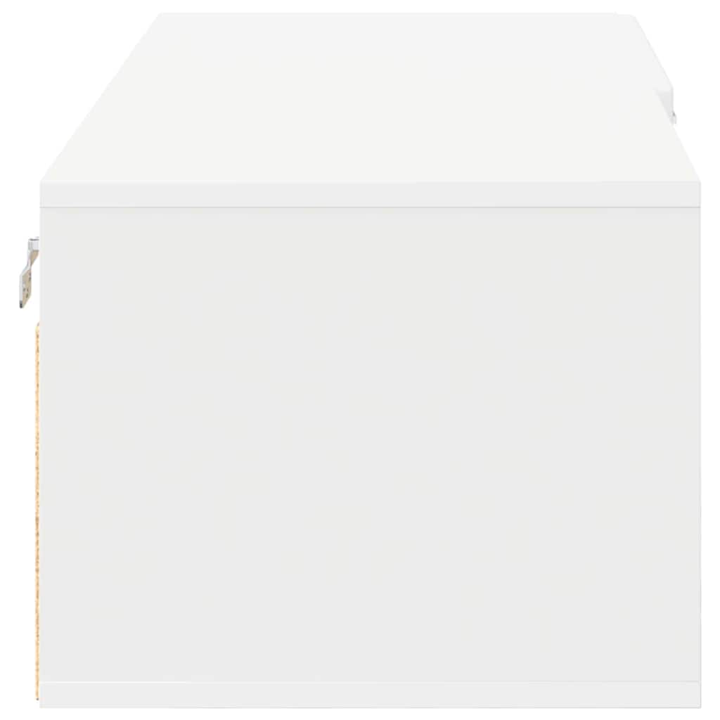vidaXL Ξύλινο Ντουλάπι Λευκό 100,5 x 39 x 30 εκ Επεξεργασμένο ξύλο
