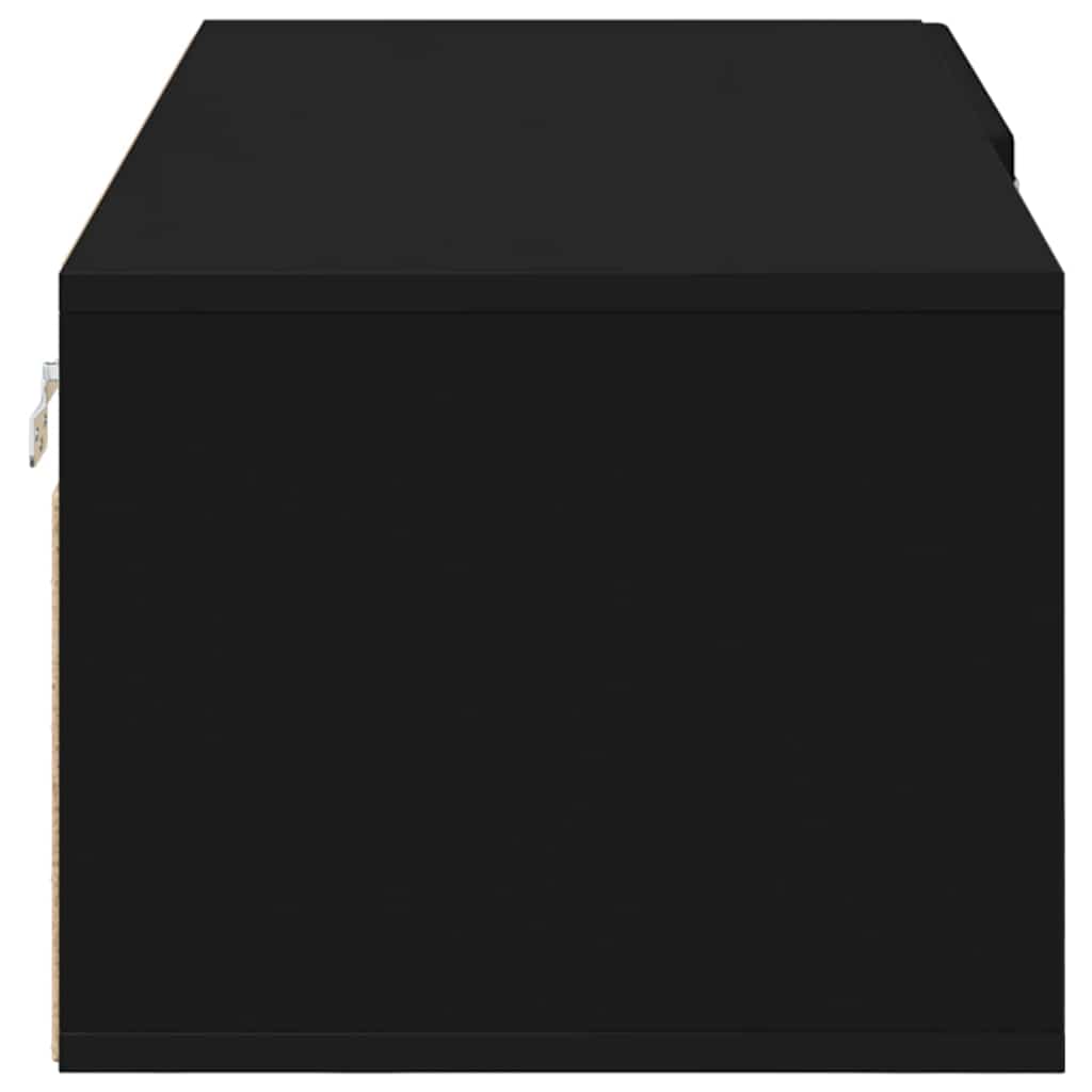 vidaXL Ξύλινο Ντουλάπι Μαύρο 100,5 x 39 x 30 εκ Επεξεργασμένο ξύλο