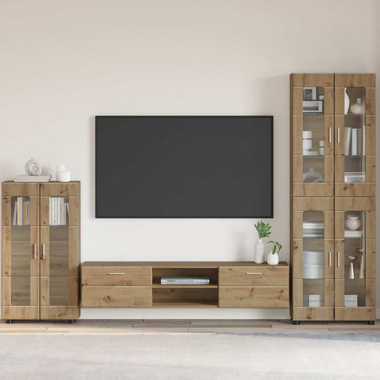 vidaXL Πλαϊνό γραφείο FLORIN 55,5 x 29 x 100 εκ Artisan Oak