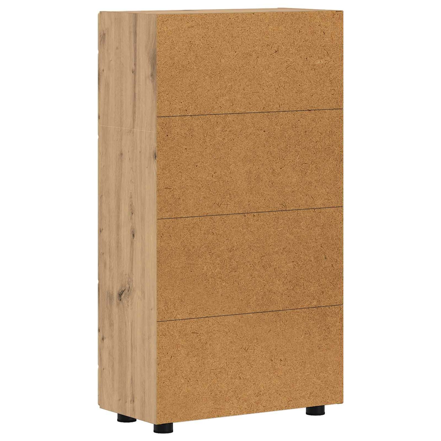 vidaXL Πλαϊνό γραφείο με ράφι FLORIN Artisan Oak 55,5 x 29 x 100 εκ