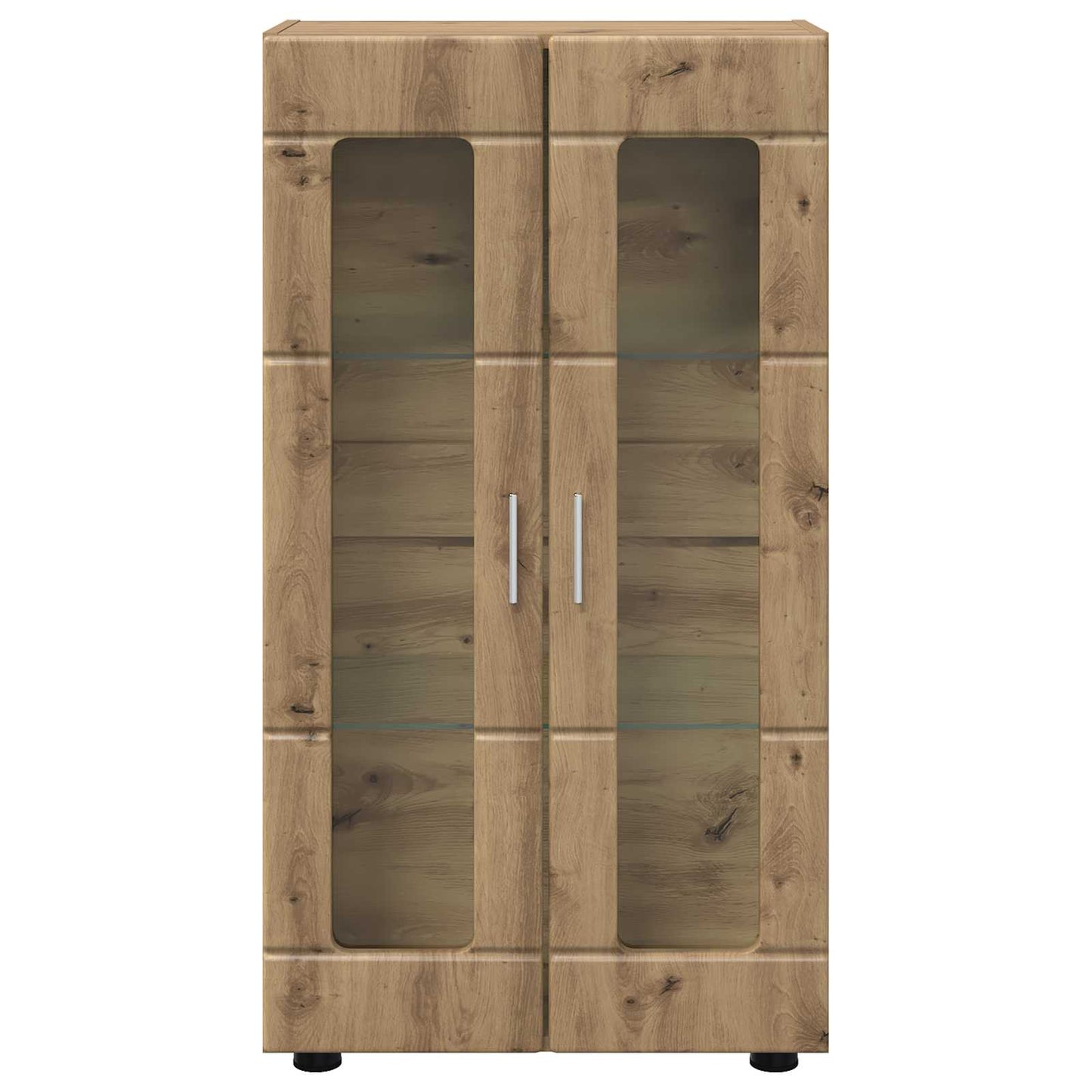vidaXL Πλαϊνό γραφείο με ράφι FLORIN Artisan Oak 55,5 x 29 x 100 εκ