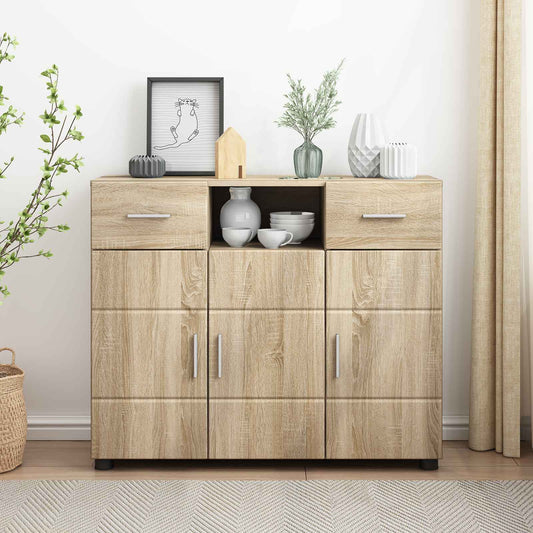 vidaXL Ξύλινο Ντουλάπι με συρτάρι Δρύς Sonoma 88,5 x 30,5 x 73 εκ