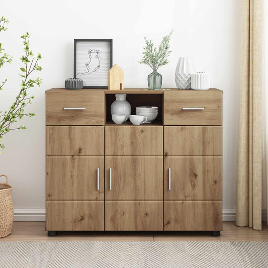 vidaXL Ξύλινο Ντουλάπι με συρτάρι Artisan Oak 88,5 x 30,5 x 73 εκ