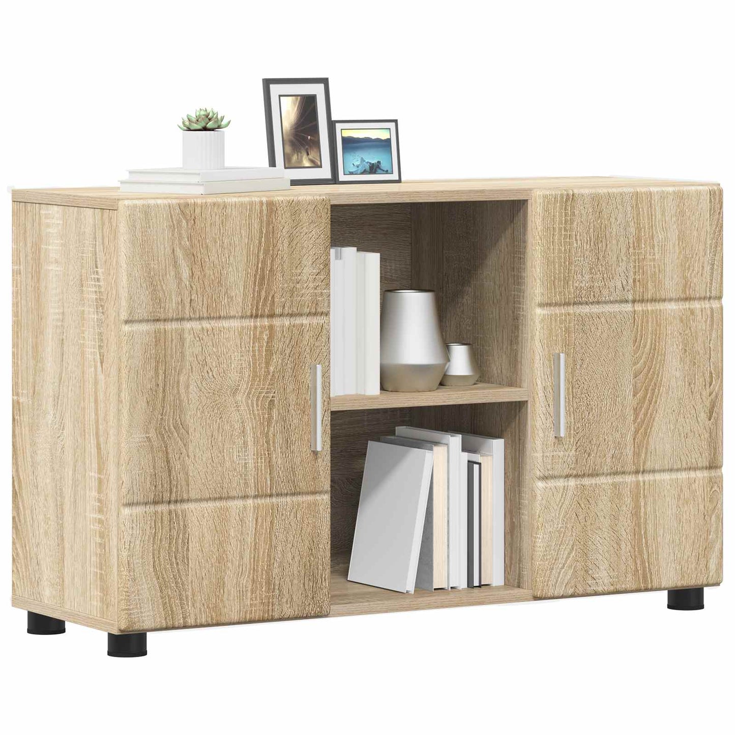 vidaXL Πλαϊνό γραφείο FLORIN 88,5 x 30,5 x 55,5 εκ Δρύς Sonoma