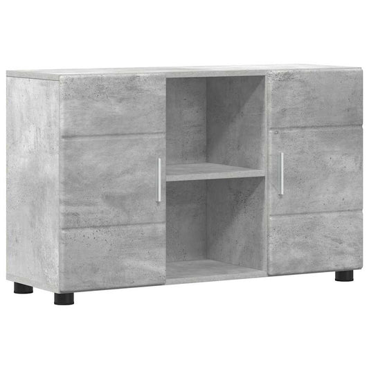 vidaXL Πλαϊνό γραφείο FLORIN Σκυρόδεμα Γκρι 88,5 x 30,5 x 55,5 εκ