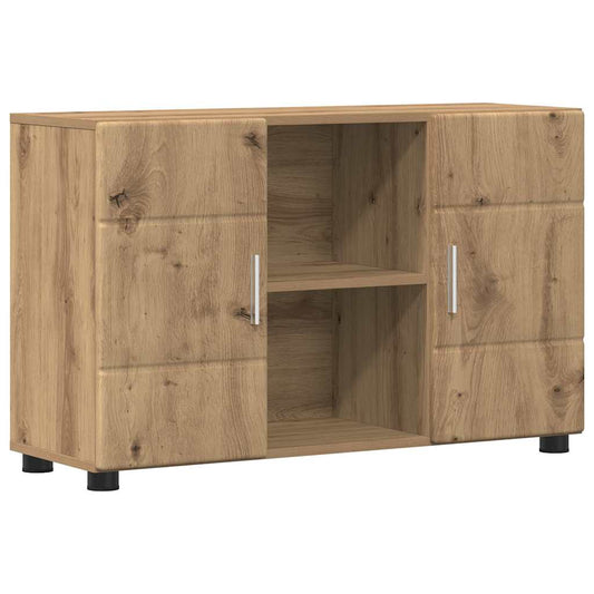 vidaXL Πλαϊνό γραφείο με ράφι FLORIN Artisan Oak 88,5 x 30,5 x 55,5 εκ