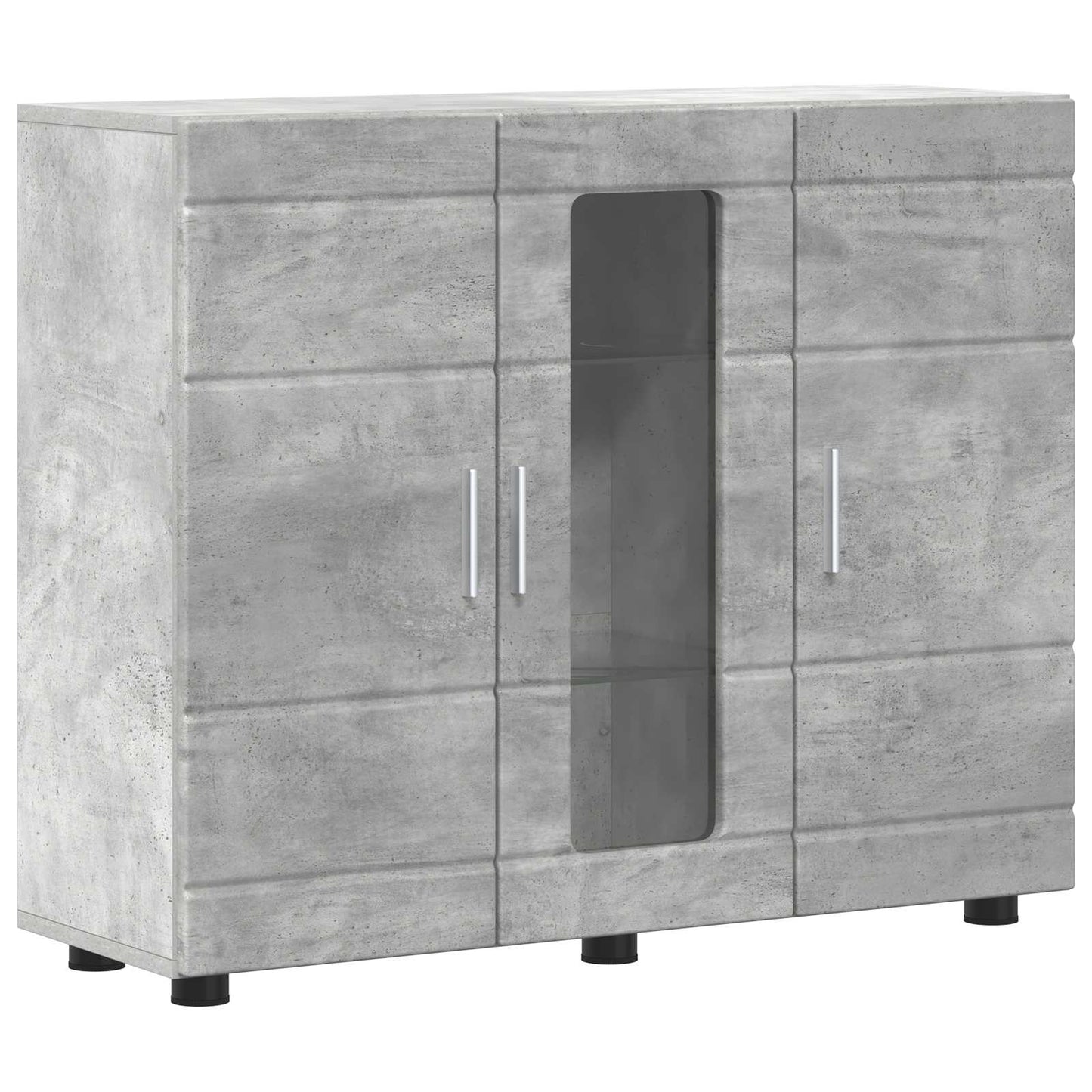 vidaXL Ξύλινο Ντουλάπι Σκυρόδεμα Γκρι 88,5 x 30,5 x 73 εκ