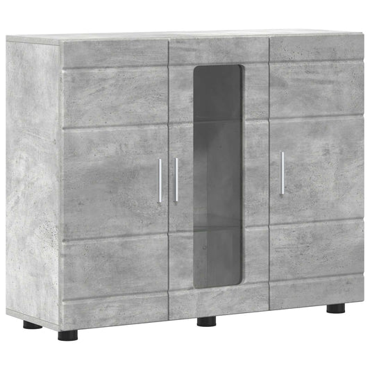 vidaXL Ξύλινο Ντουλάπι Σκυρόδεμα Γκρι 88,5 x 30,5 x 73 εκ