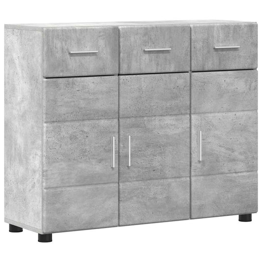 vidaXL Πλαϊνό γραφείο FLORIN Σκυρόδεμα Γκρι 88,5 x 30,5 x 73 εκ