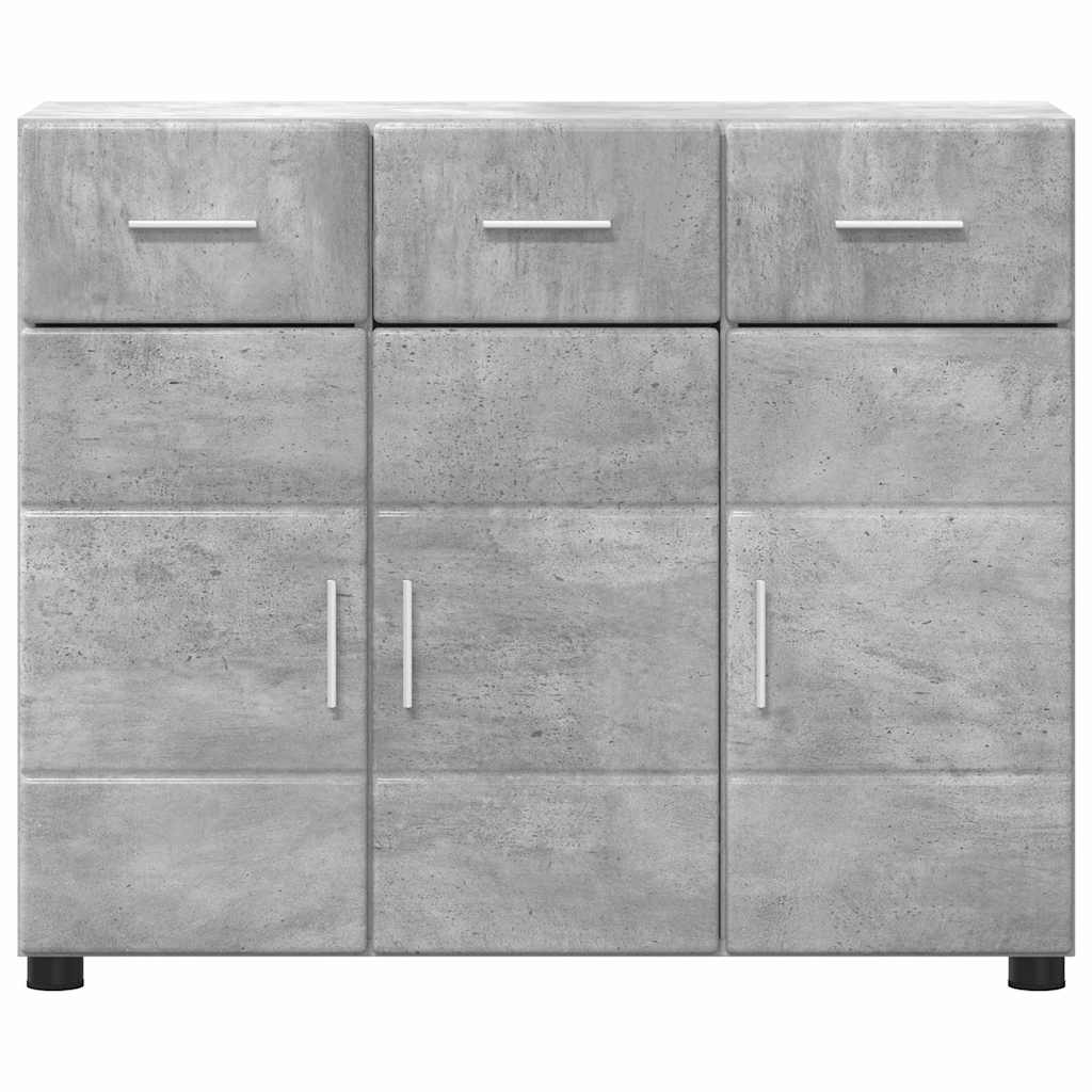 vidaXL Πλαϊνό γραφείο FLORIN Σκυρόδεμα Γκρι 88,5 x 30,5 x 73 εκ