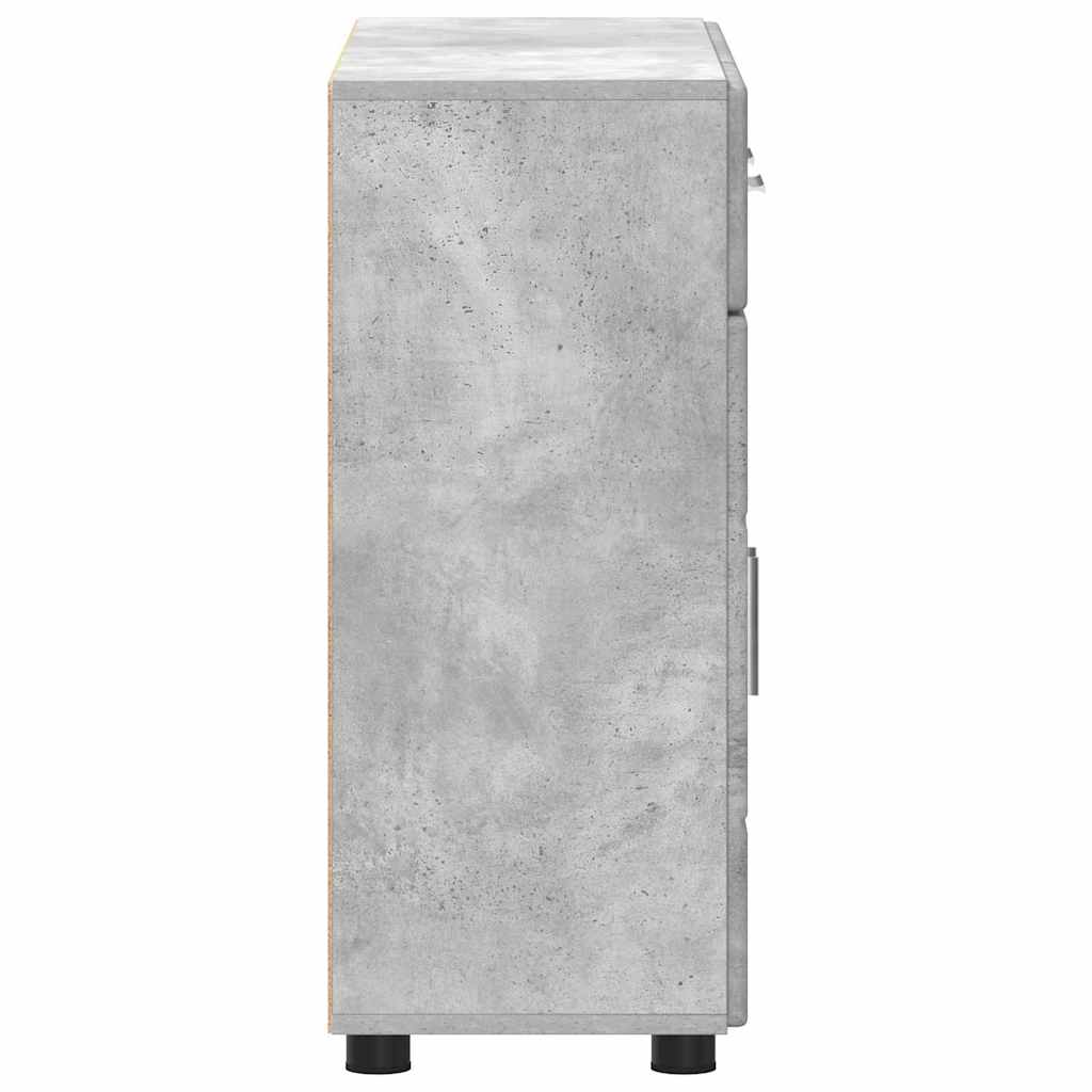 vidaXL Πλαϊνό γραφείο FLORIN Σκυρόδεμα Γκρι 88,5 x 30,5 x 73 εκ