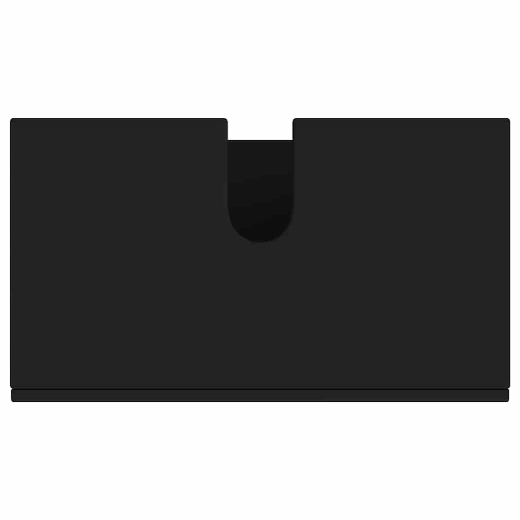 vidaXL Σετ Ντουλαπιών Μπάνιου TULUM Μαύρο 60 x 34 x 63 εκ