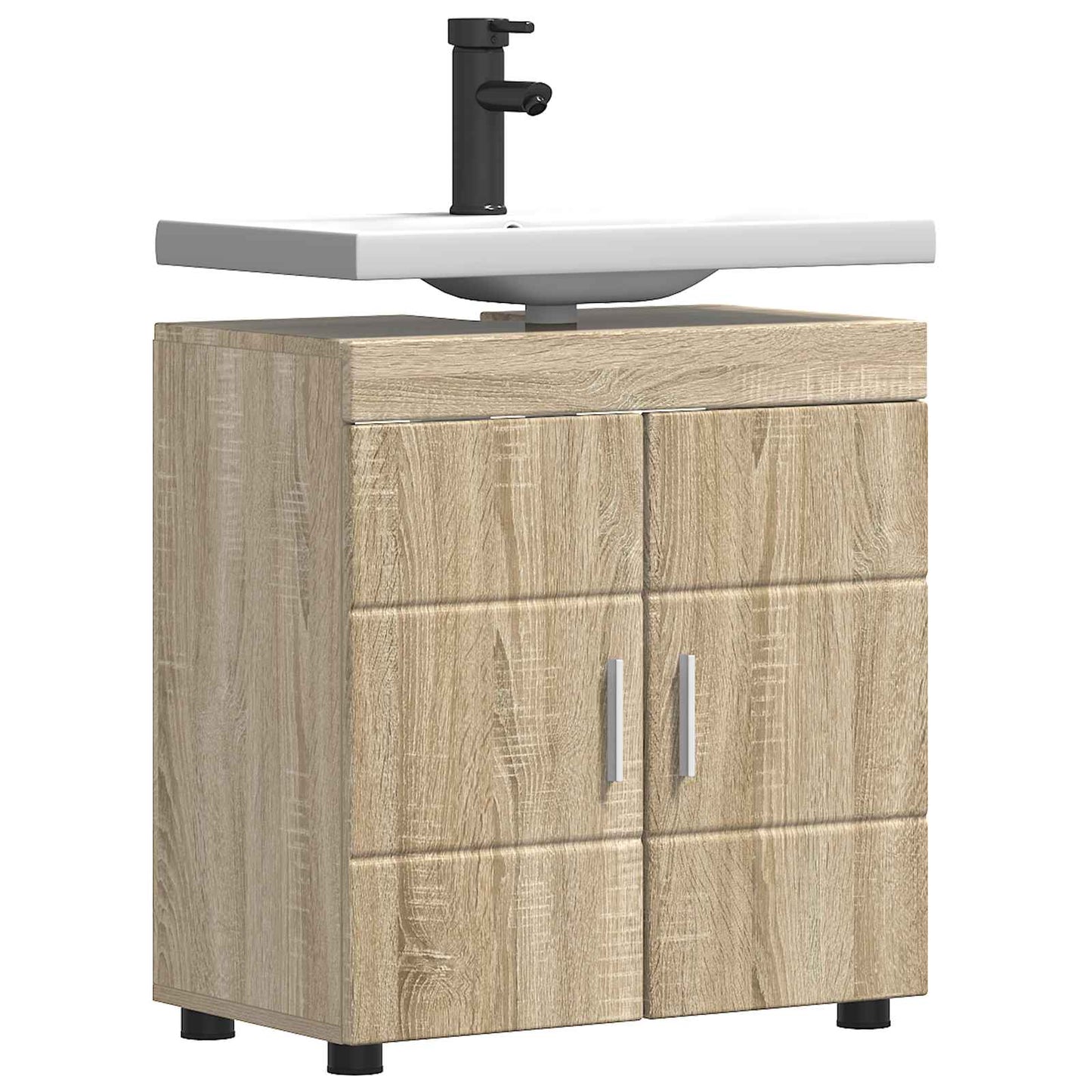 vidaXL Σετ Ντουλαπιών Μπάνιου TULUM Δρύς Sonoma 60 x 34 x 63 εκ
