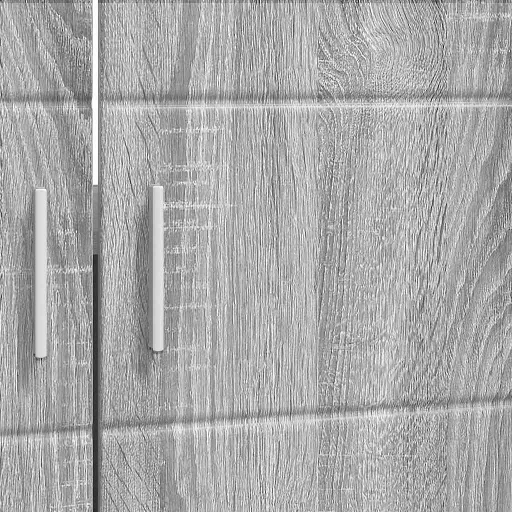 vidaXL Σετ Ντουλαπιών Μπάνιου TULUM Γκρίζο Σονομα 60 x 34 x 63 εκ