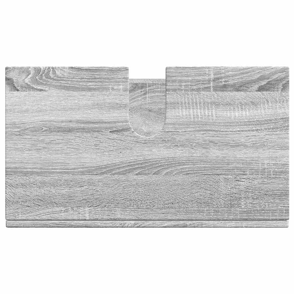 vidaXL Σετ Ντουλαπιών Μπάνιου TULUM Γκρίζο Σονομα 60 x 34 x 63 εκ