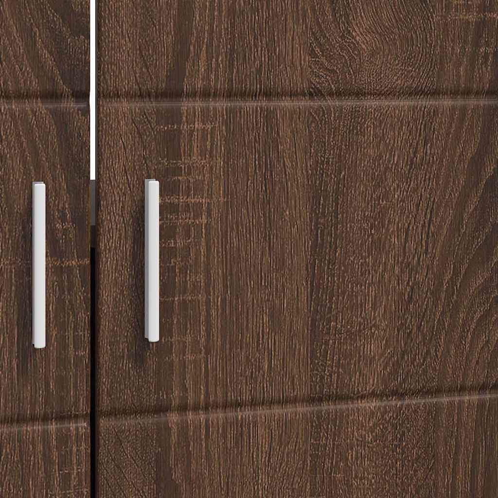 vidaXL Σετ Ντουλαπιών Μπάνιου TULUM Καφέ δρυς 60 x 34 x 63 εκ