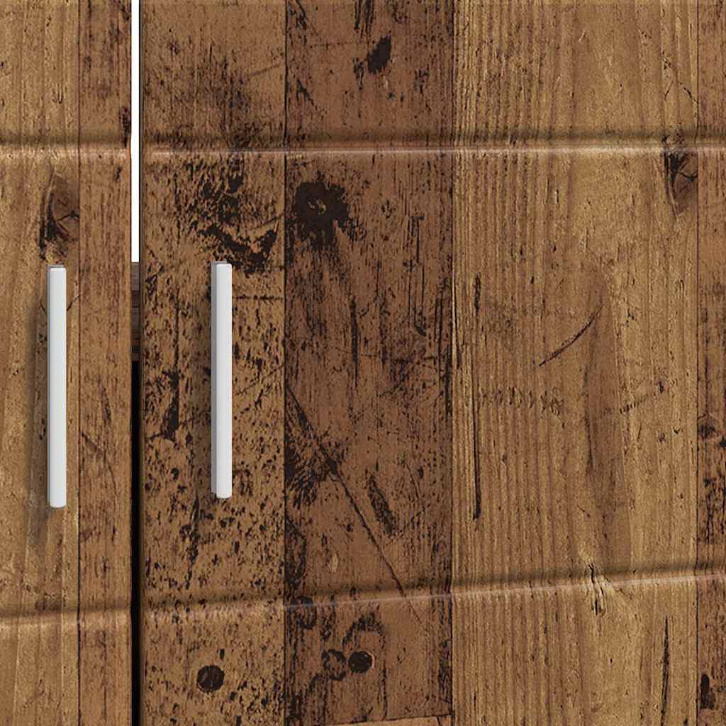 vidaXL Σετ Ντουλαπιών Μπάνιου TULUM Παλιό Ξύλο 60 x 34 x 63 εκ