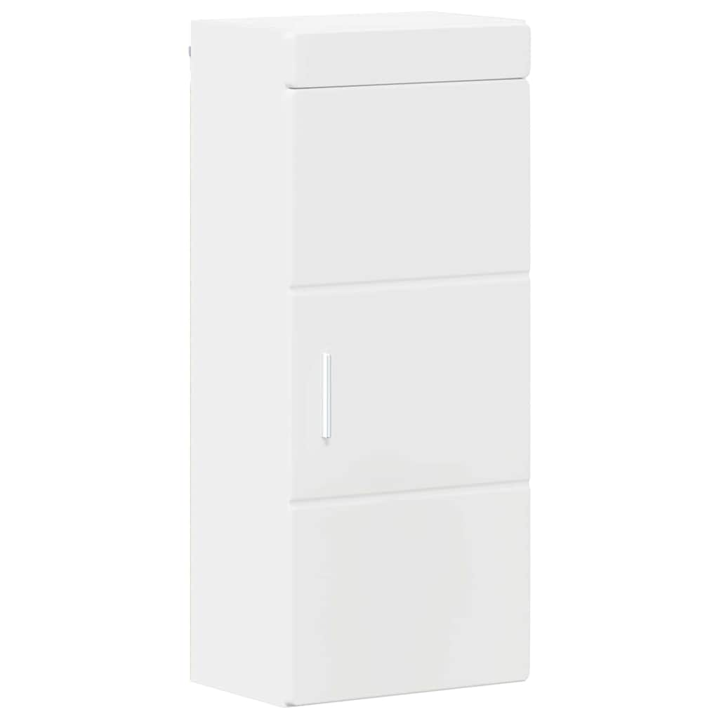 vidaXL Ντουλάπα τοίχου μπάνιου με ράφι TULUM Λευκό 37 x 24,5 x 86 εκ