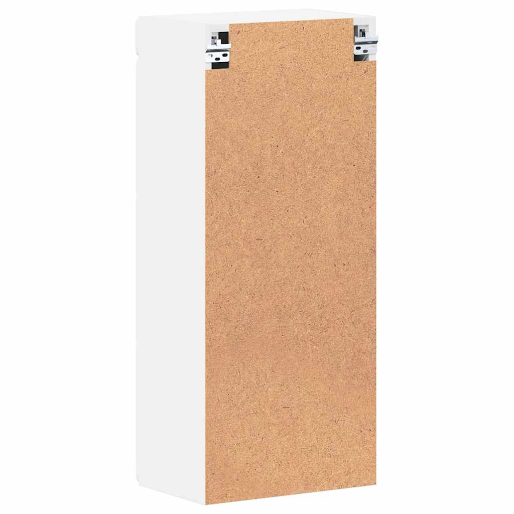 vidaXL Ντουλάπα τοίχου μπάνιου με ράφι TULUM Λευκό 37 x 24,5 x 86 εκ