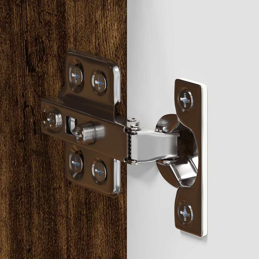 vidaXL Ντουλάπα τοίχου μπάνιου TULUM Καπνιστό Δρύς 37 x 24,5 x 86 εκ