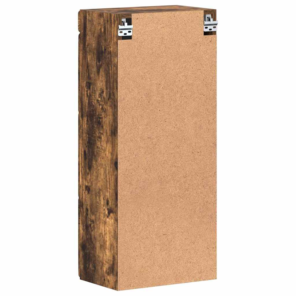 vidaXL Ντουλάπα τοίχου μπάνιου TULUM Καπνιστό Δρύς 37 x 24,5 x 86 εκ