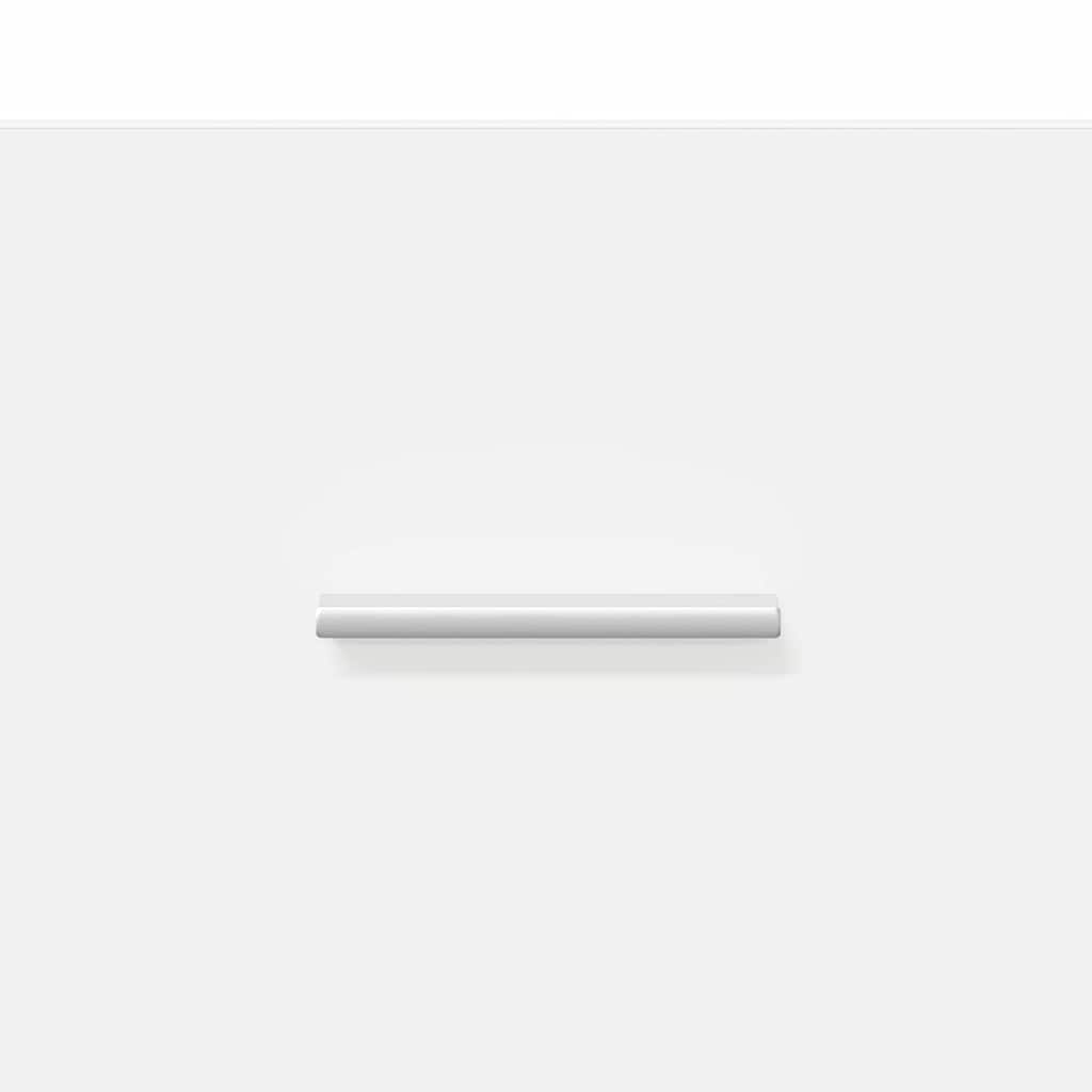 vidaXL Σετ Ντουλαπιών Μπάνιου με συρτάρι TULUM Υψηλής γυαλάδας λευκό