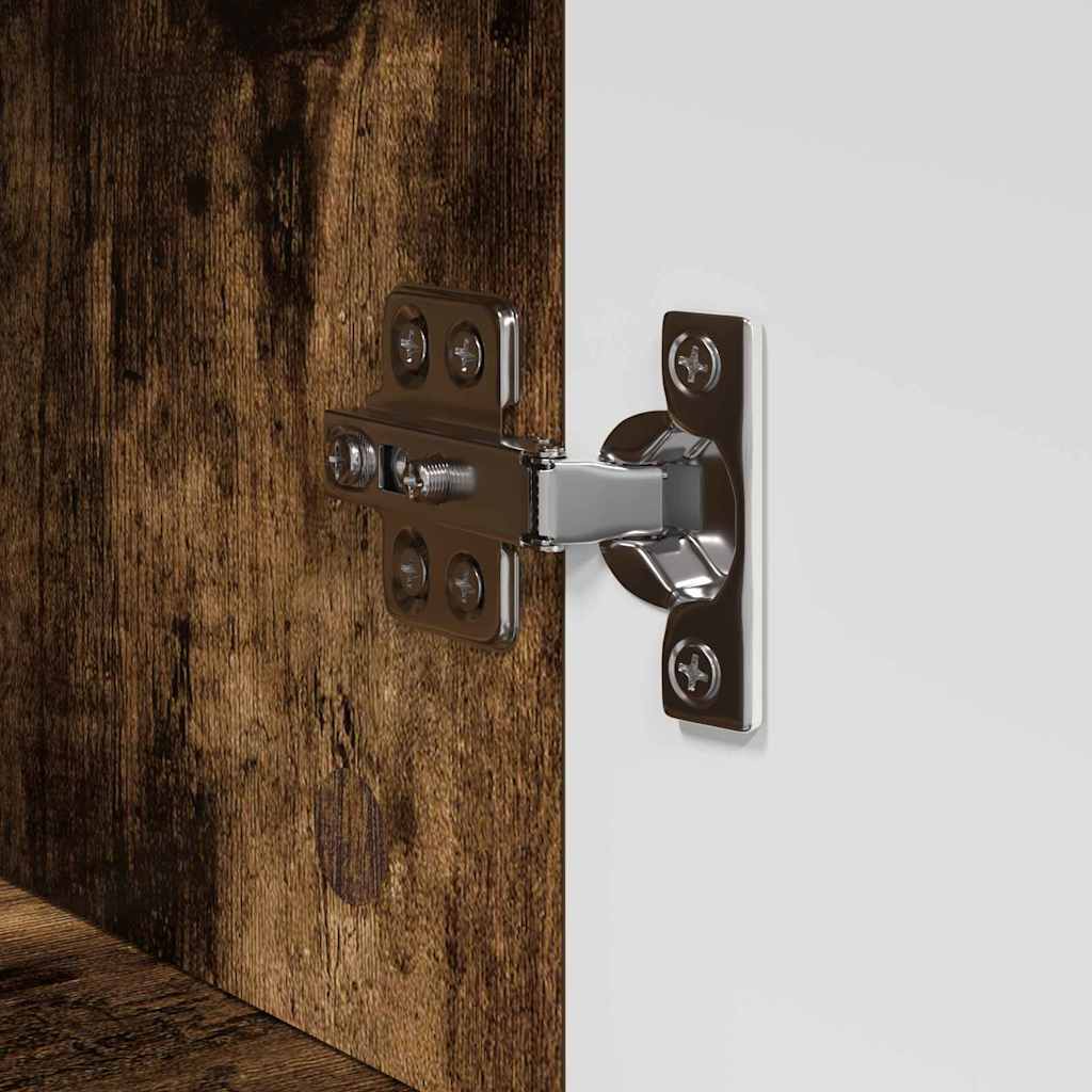 vidaXL Σετ Ντουλαπιών Μπάνιου TULUM Καπνιστό Δρύς 37 x 31,5 x 82 εκ