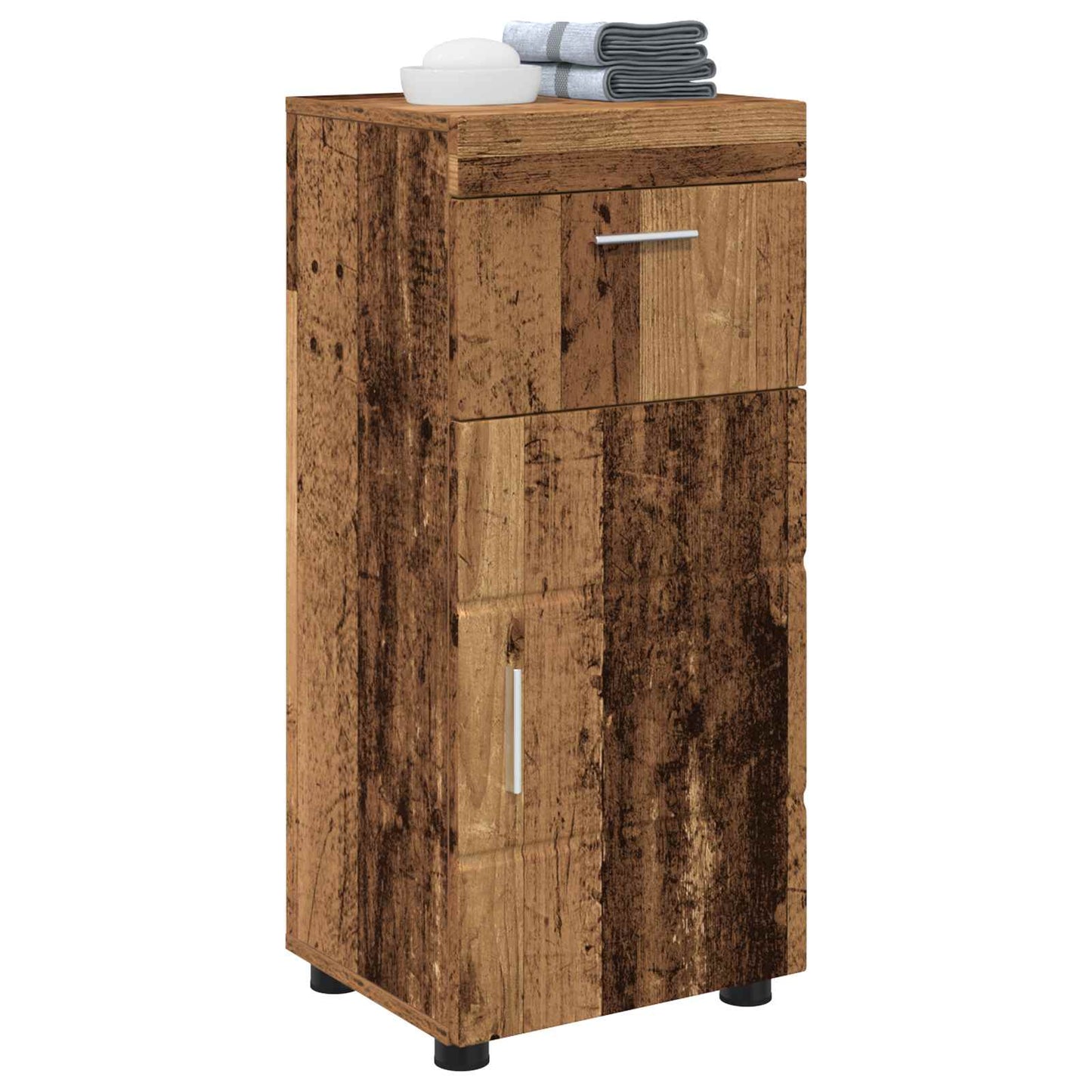 vidaXL Σετ Ντουλαπιών Μπάνιου TULUM Παλιό ξύλο 37 x 31,5 x 82 εκ