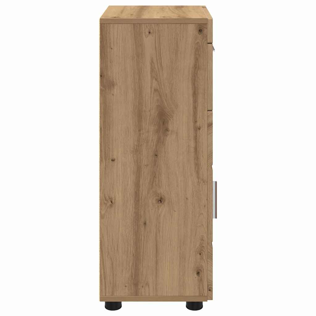 vidaXL Σετ Ντουλαπιών Μπάνιου TULUM Artisan Oak 37 x 31,5 x 82 εκ