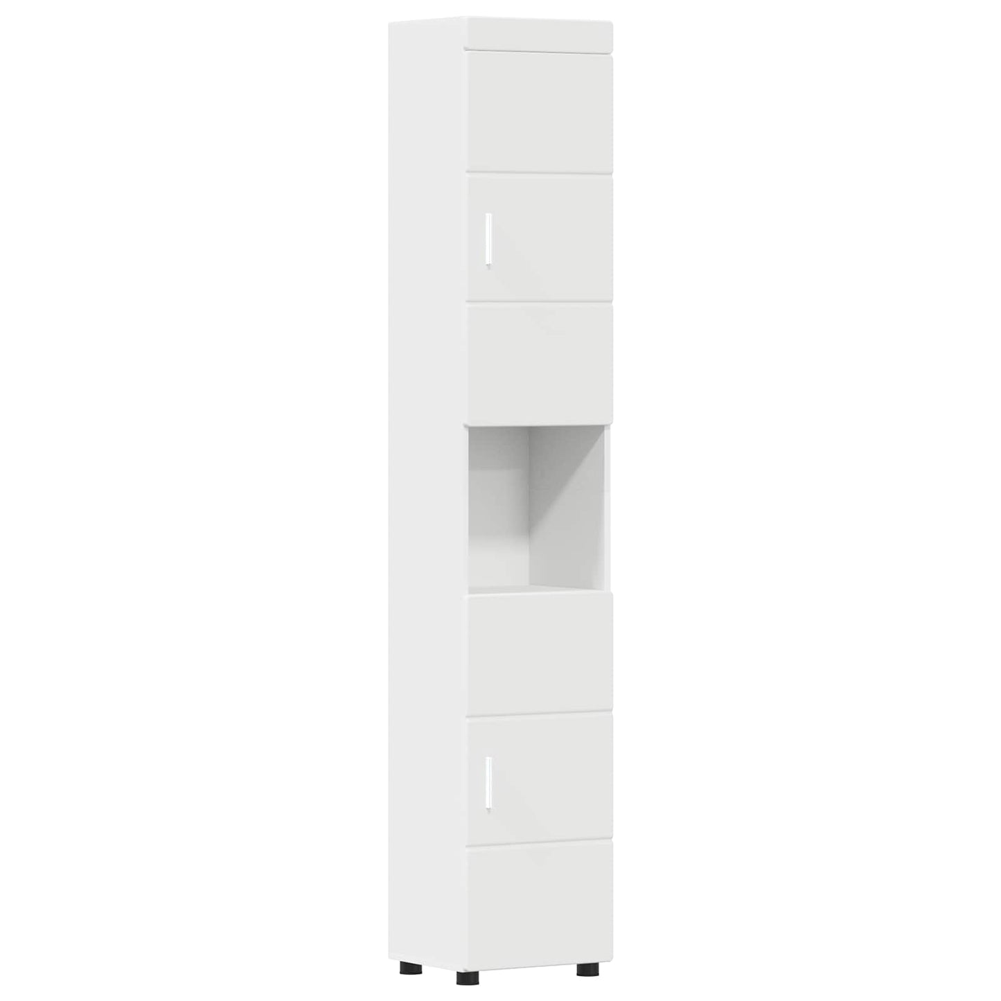 vidaXL Σετ Ντουλαπιών Μπάνιου TULUM Λευκό 37 x 31,5 x 203 εκ
