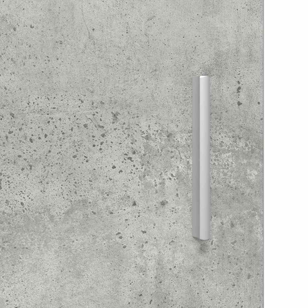 vidaXL Σετ Ντουλαπιών Μπάνιου TULUM Σκυρόδεμα Γκρι 37 x 31,5 x 203 εκ