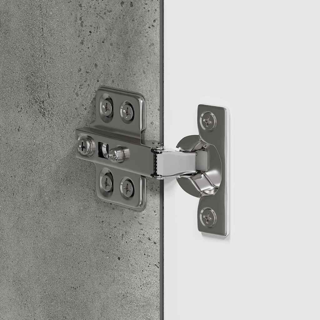 vidaXL Σετ Ντουλαπιών Μπάνιου TULUM Σκυρόδεμα Γκρι 37 x 31,5 x 203 εκ