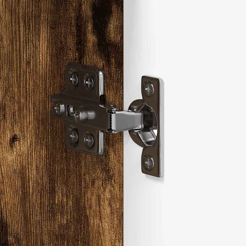 vidaXL Σετ Ντουλαπιών Μπάνιου TULUM Καπνιστό Δρύς 37 x 31,5 x 203 εκ