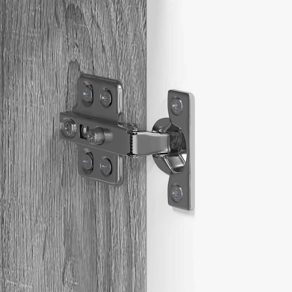 vidaXL Σετ Ντουλαπιών Μπάνιου TULUM Γκρίζο Σονομα 37 x 31,5 x 203 εκ