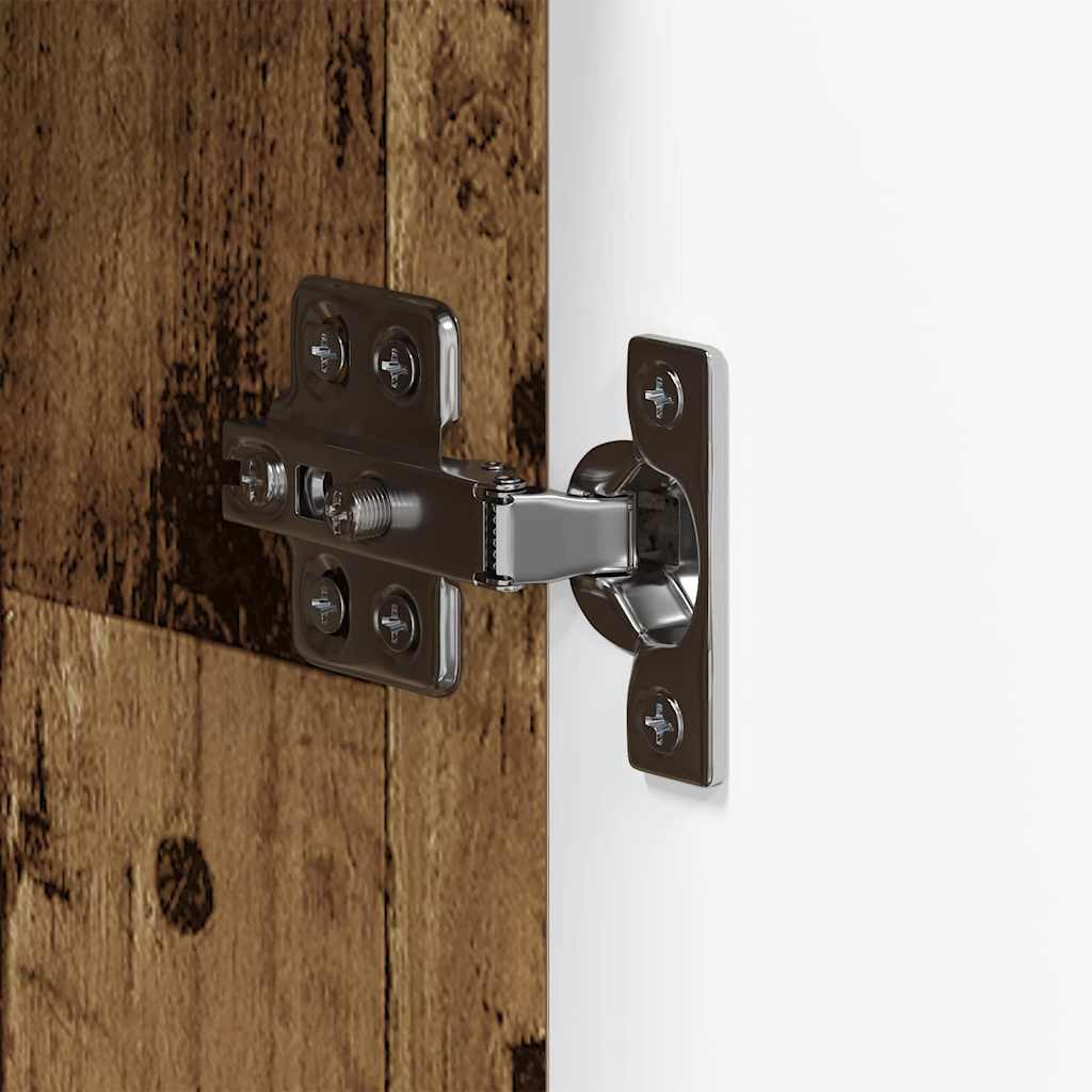 vidaXL Σετ Ντουλαπιών Μπάνιου TULUM Παλιό Ξύλο 37 x 31,5 x 203 εκ