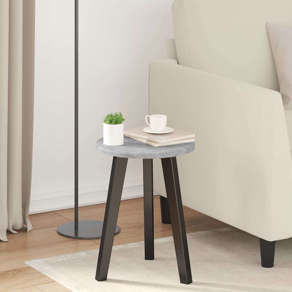 vidaXL Καπάκι τραπεζιού Γκρι σκυροδέματος Ø 30 x 1,5 cm