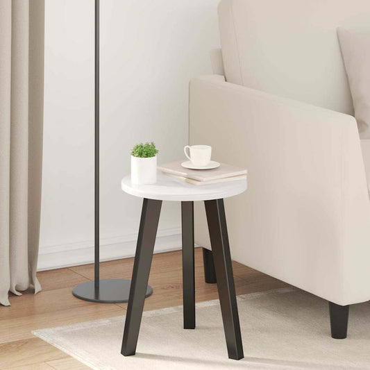 vidaXL Καπάκι τραπεζιού Γυαλιστερό λευκό Ø 30 x 1,5 cm