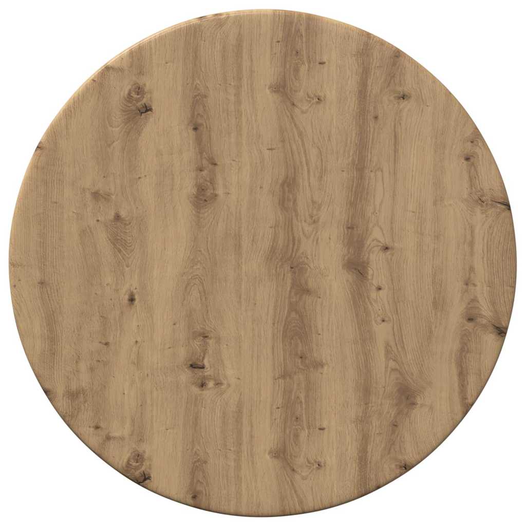 vidaXL Καπάκι τραπεζιού artisan δρυς Ø 30 x 1,5 cm Επεξεργασμένο ξύλο