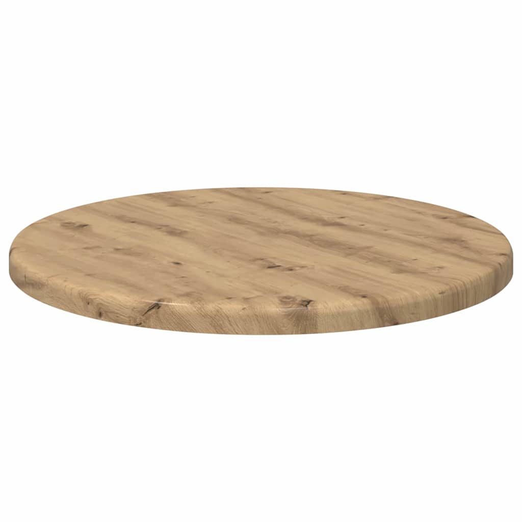 vidaXL Καπάκι τραπεζιού artisan δρυς Ø 30 x 1,5 cm Επεξεργασμένο ξύλο