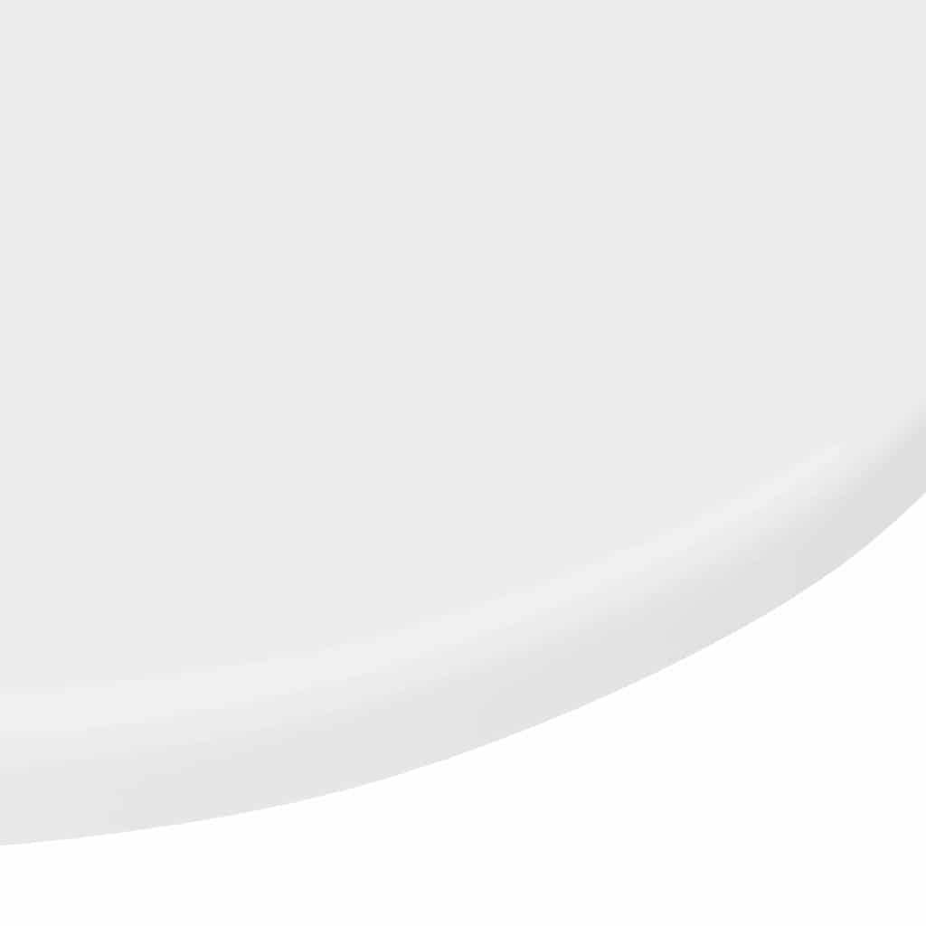 vidaXL Καπάκι τραπεζιού Ø 40 x 1,5 cm Γύρος Επεξεργασμένο Ξύλο Λευκό
