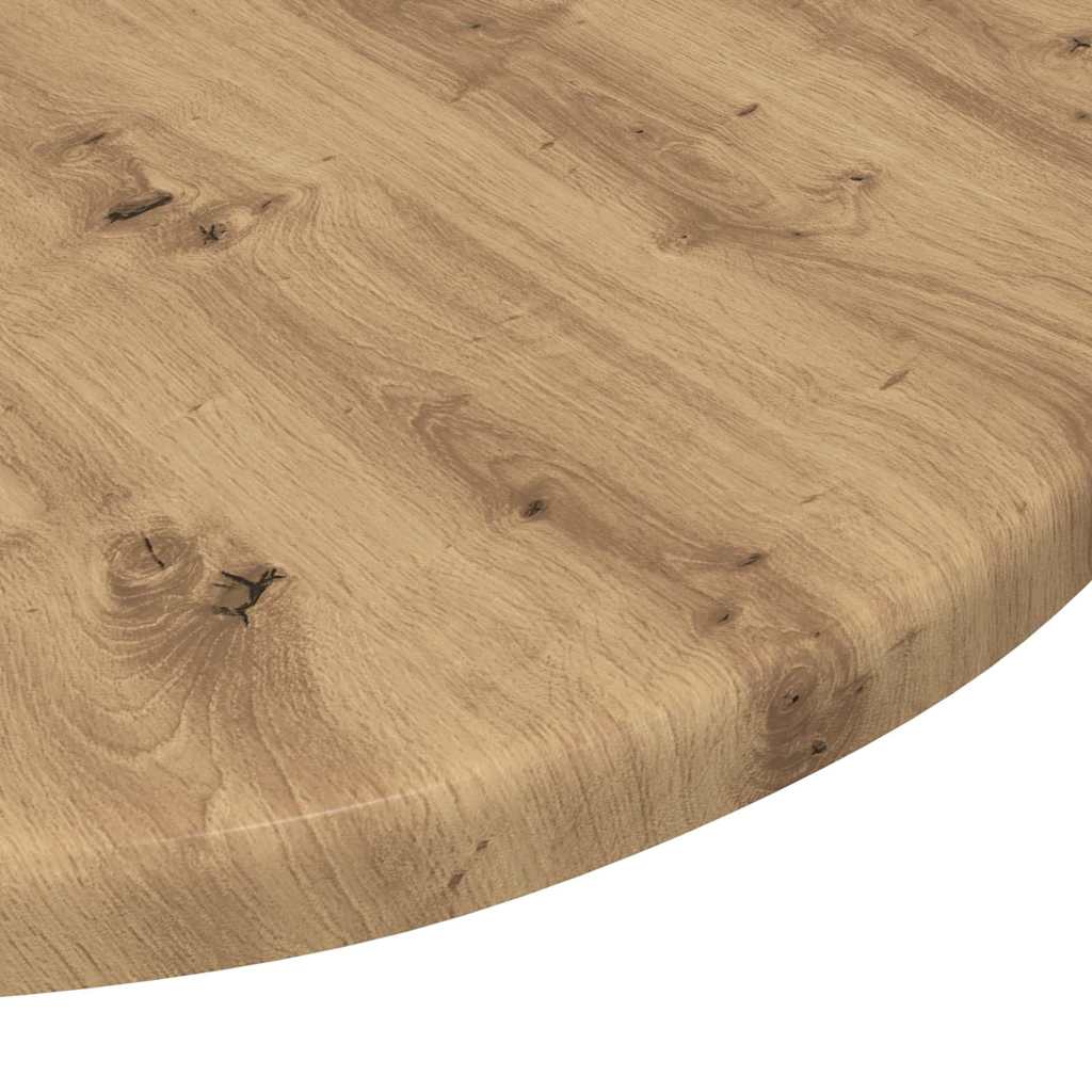 vidaXL Καπάκι τραπεζιού Ø 40 x 1,5 cm Γύρος Επεξεργασμένο Ξύλο