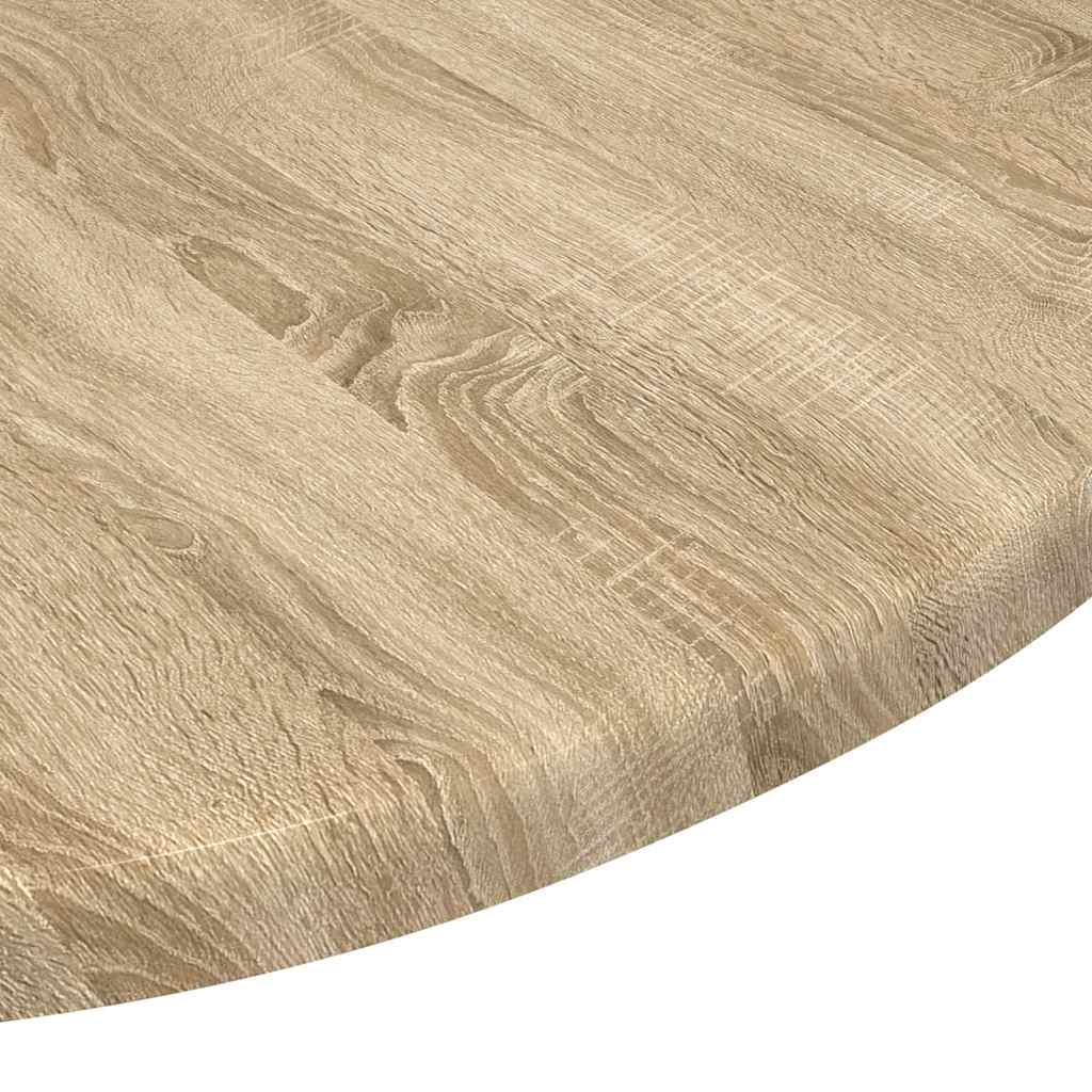 vidaXL Καπάκι τραπεζιού Sonoma Δρυς Ø 50 x 1,5 cm Επεξεργασμένο ξύλο
