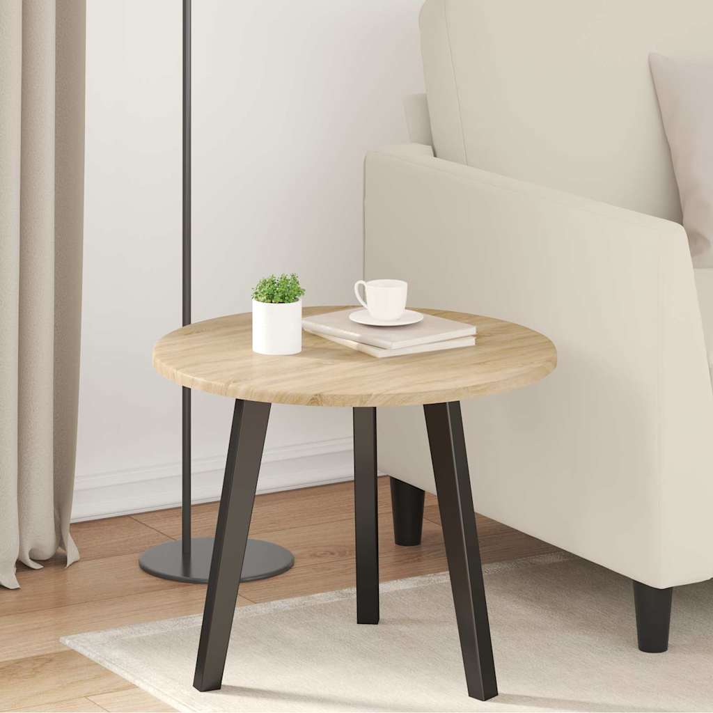 vidaXL Καπάκι τραπεζιού Sonoma Δρυς Ø 50 x 1,5 cm Επεξεργασμένο ξύλο