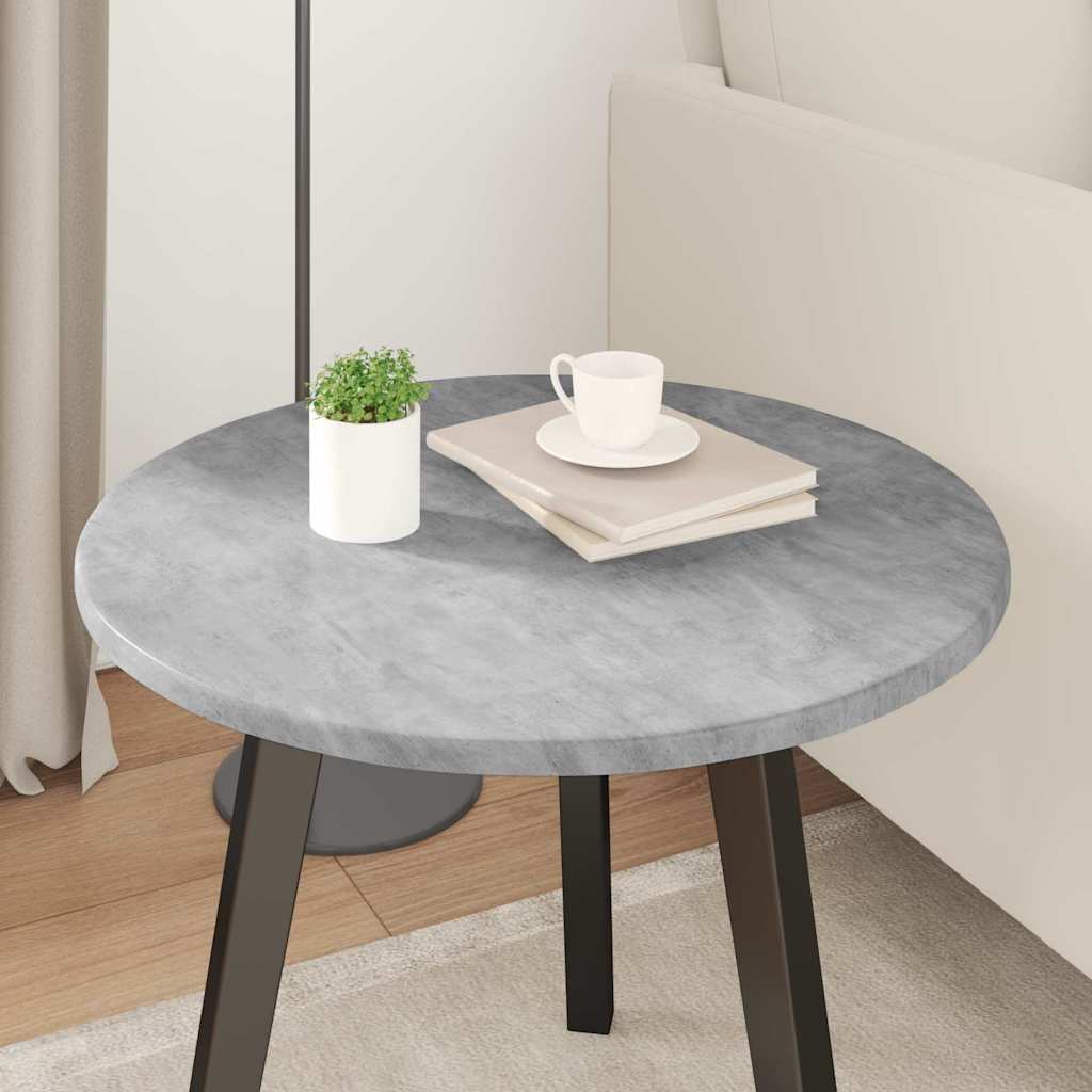 vidaXL Καπάκι τραπεζιού Ø 50 x 1,5 cm Γύρος Επεξεργασμένο Ξύλο